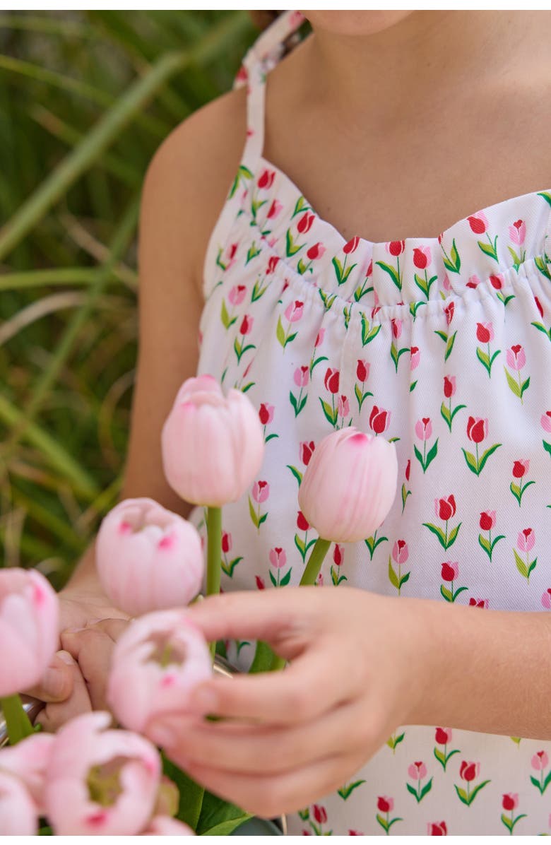 Little English Kids' Mimi Romper, Alternate, color, Tulip Valley