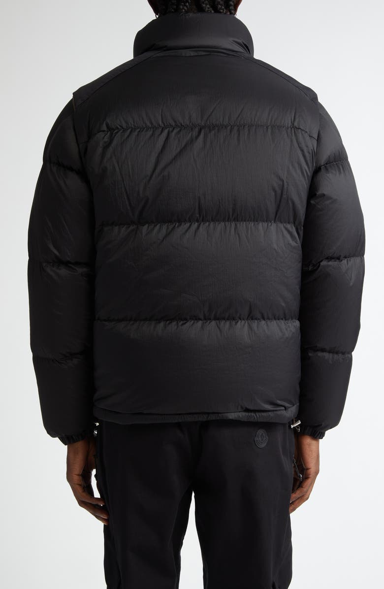 Moncler Verone Convertible Down Puffer Jacket, Alternate, color, 