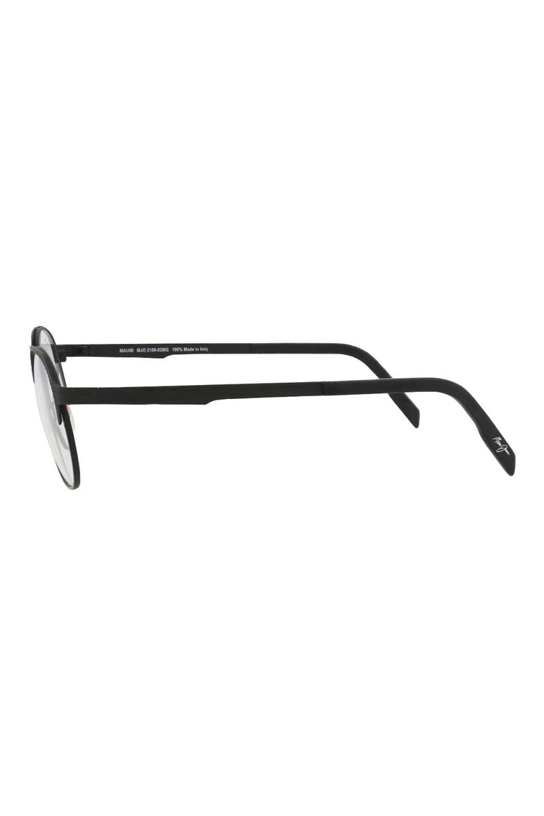 51mm Round Optical Frames, Alternate, color, BLACK BLACK TRANSPARENT