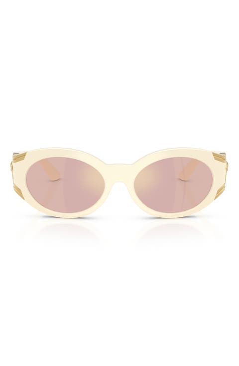 55mm Oval Sunglasses