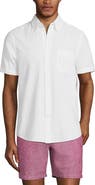Lands' End Short Sleeve Seersucker Shirt