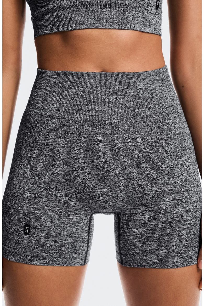 Studio Knit Bike Shorts, Alternate, color, GRAPHITE HEATHER