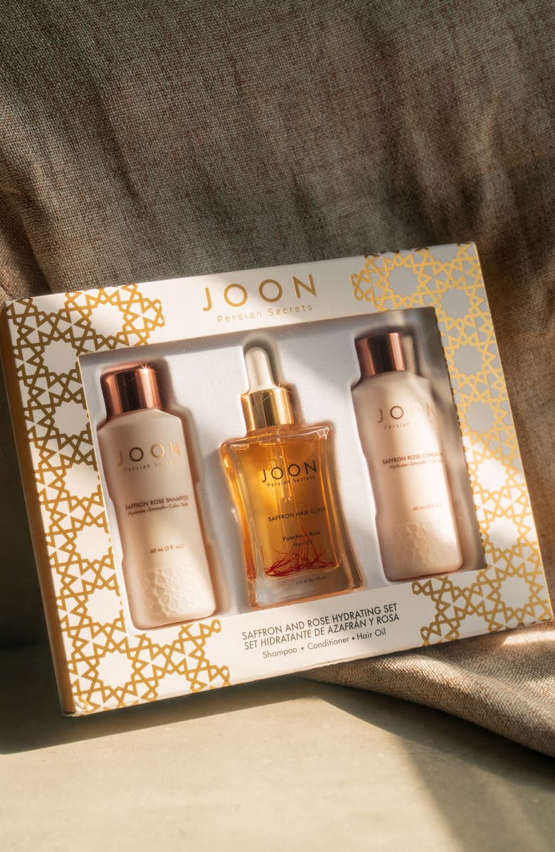 JOON Saffron Rose Hydrating 3-Piece Haircare Set $50 Value, Alternate, color, 