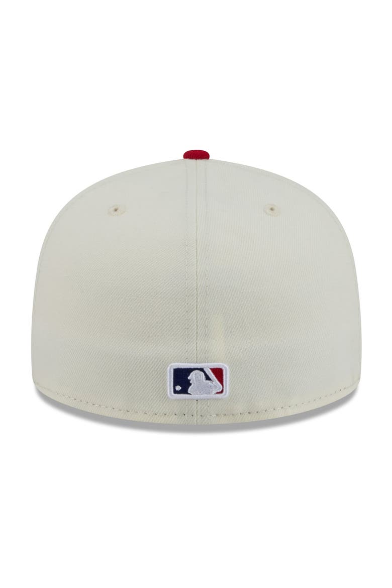 Men's New Era White/Red Philadelphia Phillies Blossom 59FIFTY Fitted Hat, Alternate, color, White