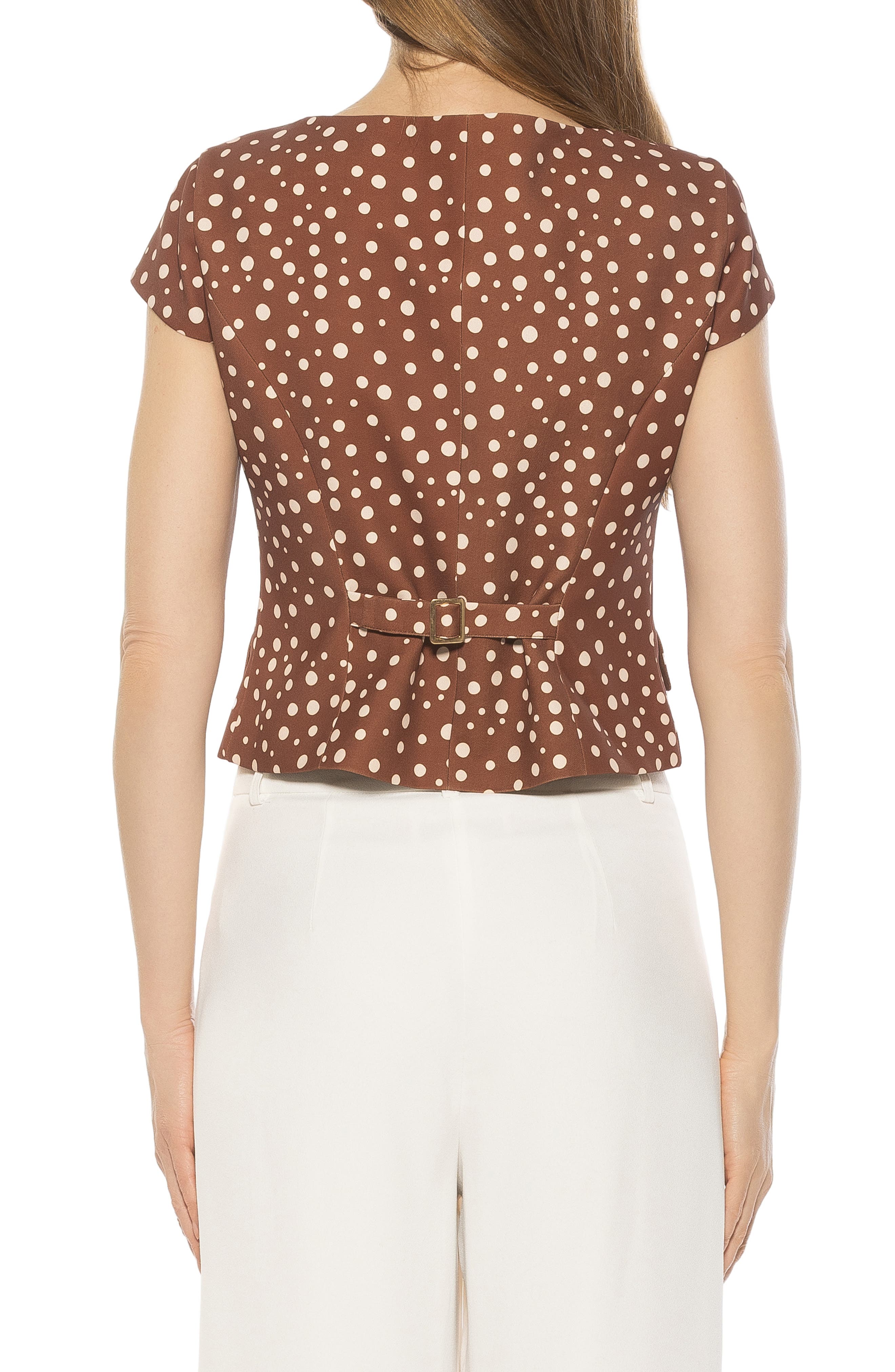Cap Sleeve Button-Up Top - image 2