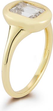 GLAZE JEWELRY Cubic Zirconia Signet Ring