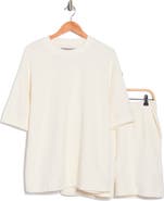 DENIM AND FLOWER Heavyweight Oversize T-Shirt & Shorts Set