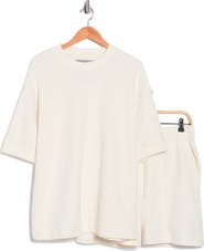 DENIM AND FLOWER Heavyweight Oversize T-Shirt & Shorts Set