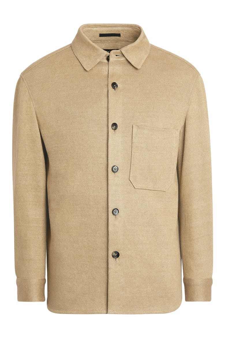 Luxury Linen Overshirt, Alternate, color, NATURAL