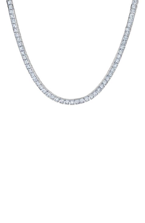 Nordstrom Station Necklace LAFONN Silver Cz Diamond Necklace outlet