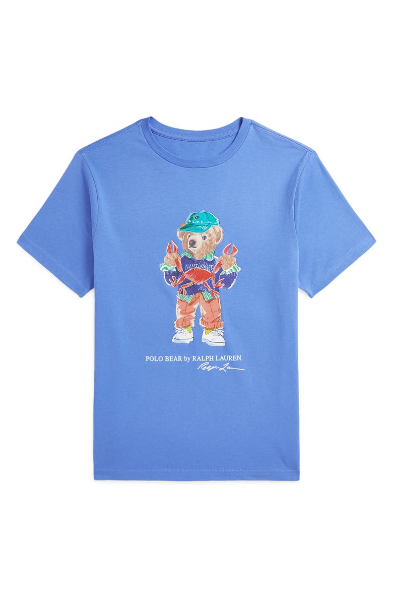 Polo Ralph Lauren Kids' Polo Bear Graphic T-Shirt, Main, color, 