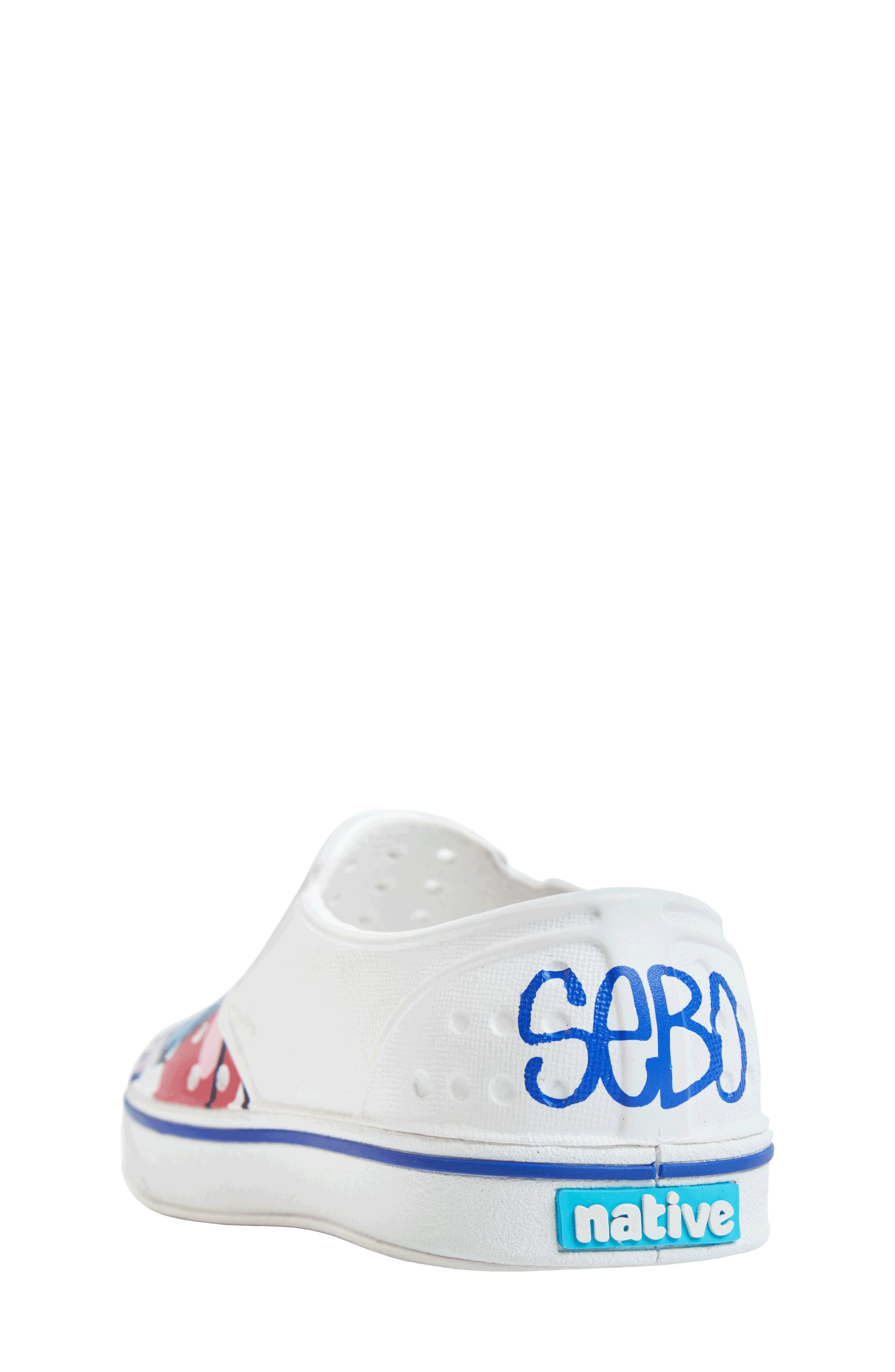 Native Shoes Kids' Miles Slip-On Sneaker, Alternate, color, White