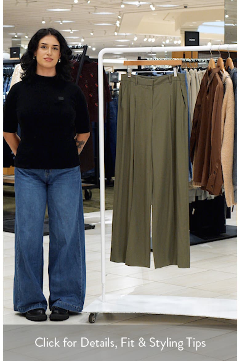 Tiana Pinstripe Wide Leg Pants video