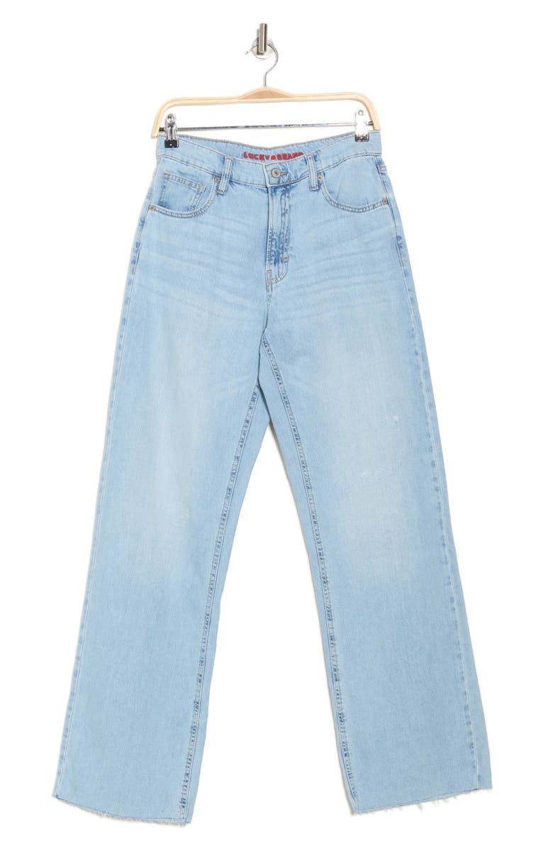 Lucky Brand High Waist Wide Leg Jeans, Alternate, color, Lazy Chills - Dest