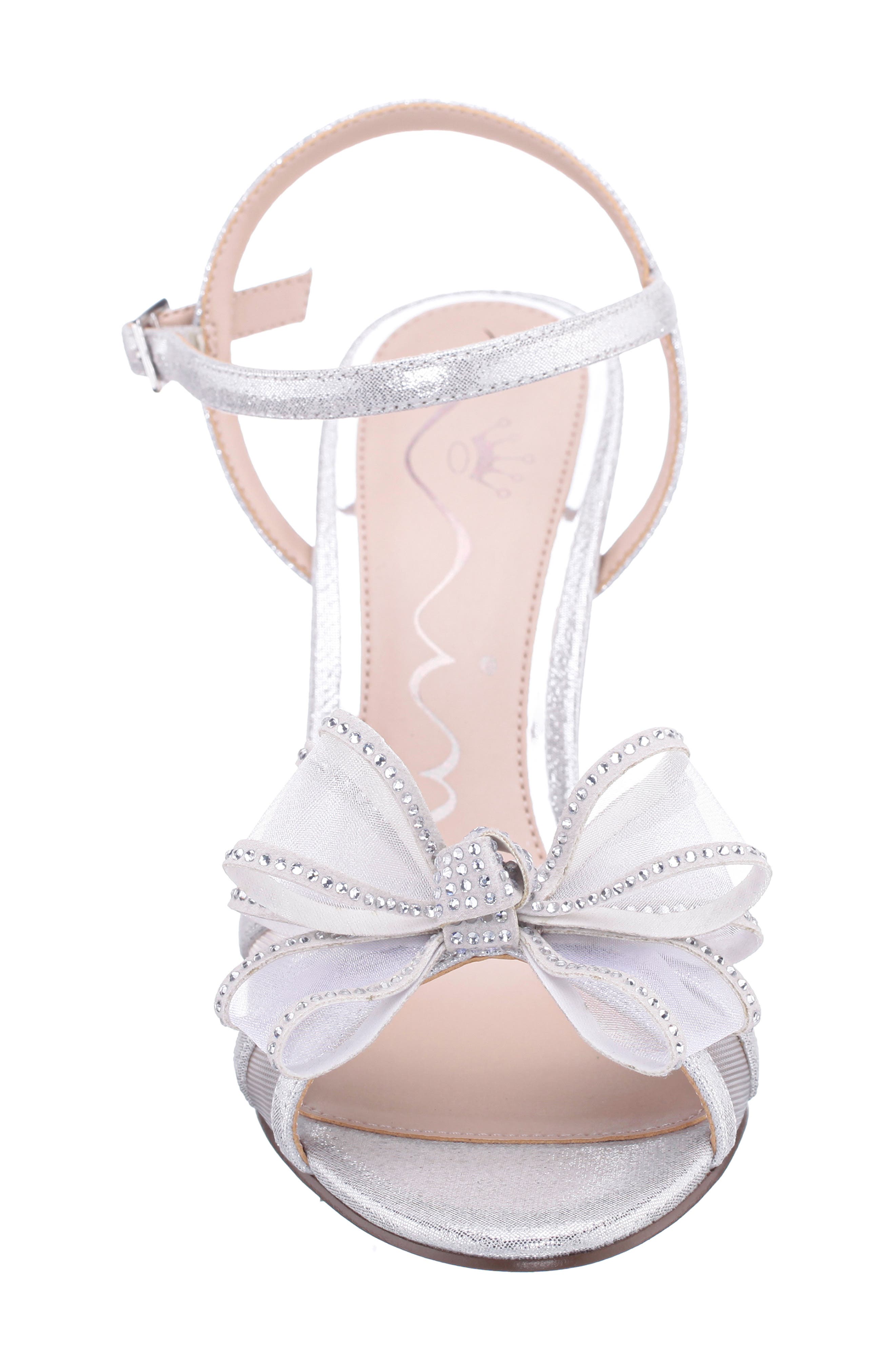 Nina Vayda Ankle Strap Sandal, Alternate, color, Silver