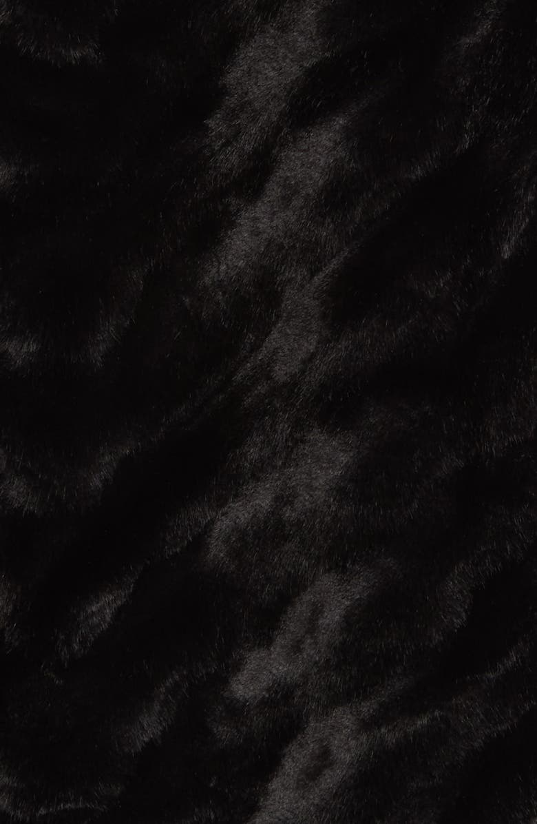 Via Spiga Double Breasted Faux Fur Coat, Alternate, color, 