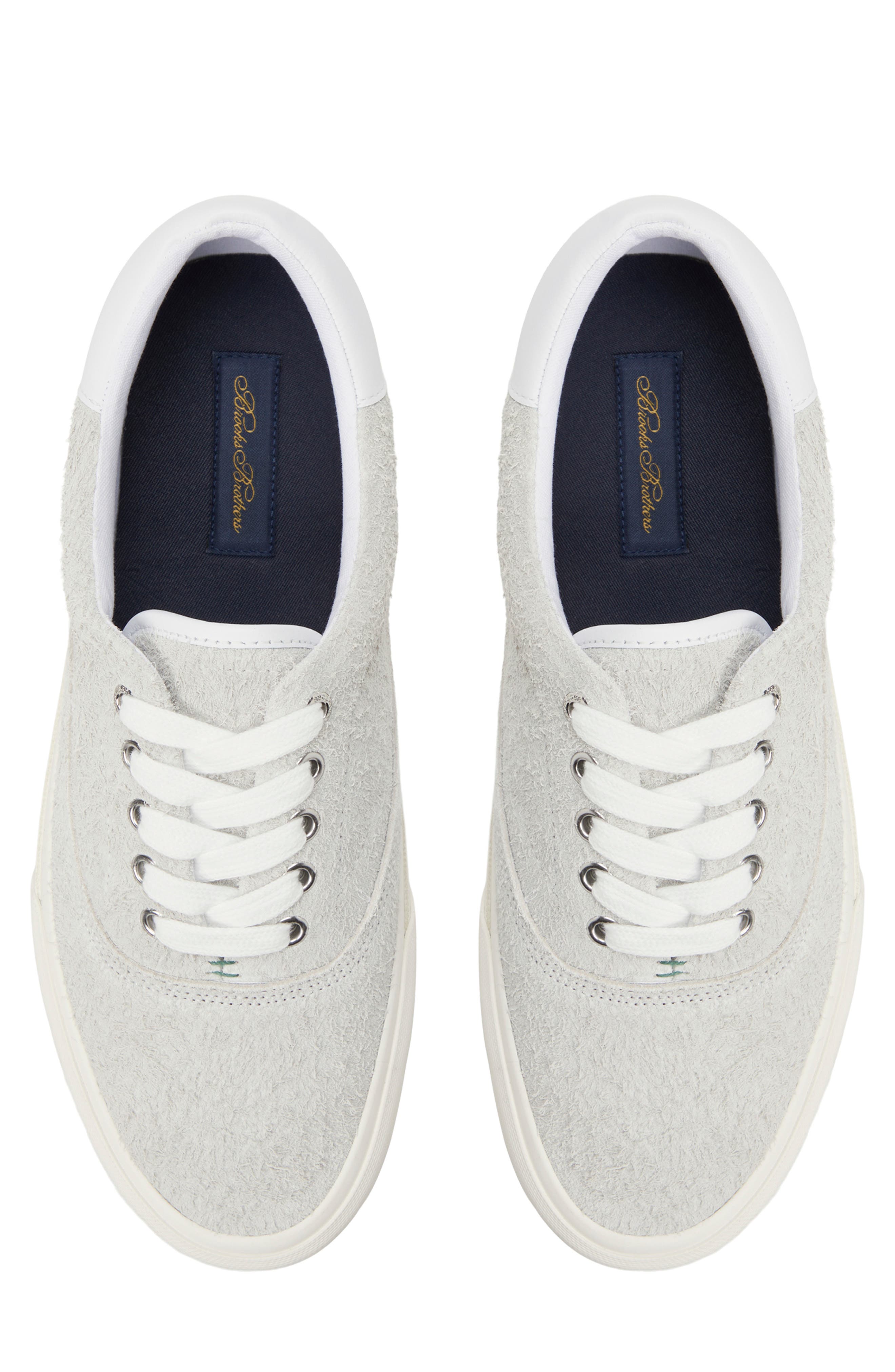 Brooks Brothers York Low Top Sneaker, Alternate, color, Other White