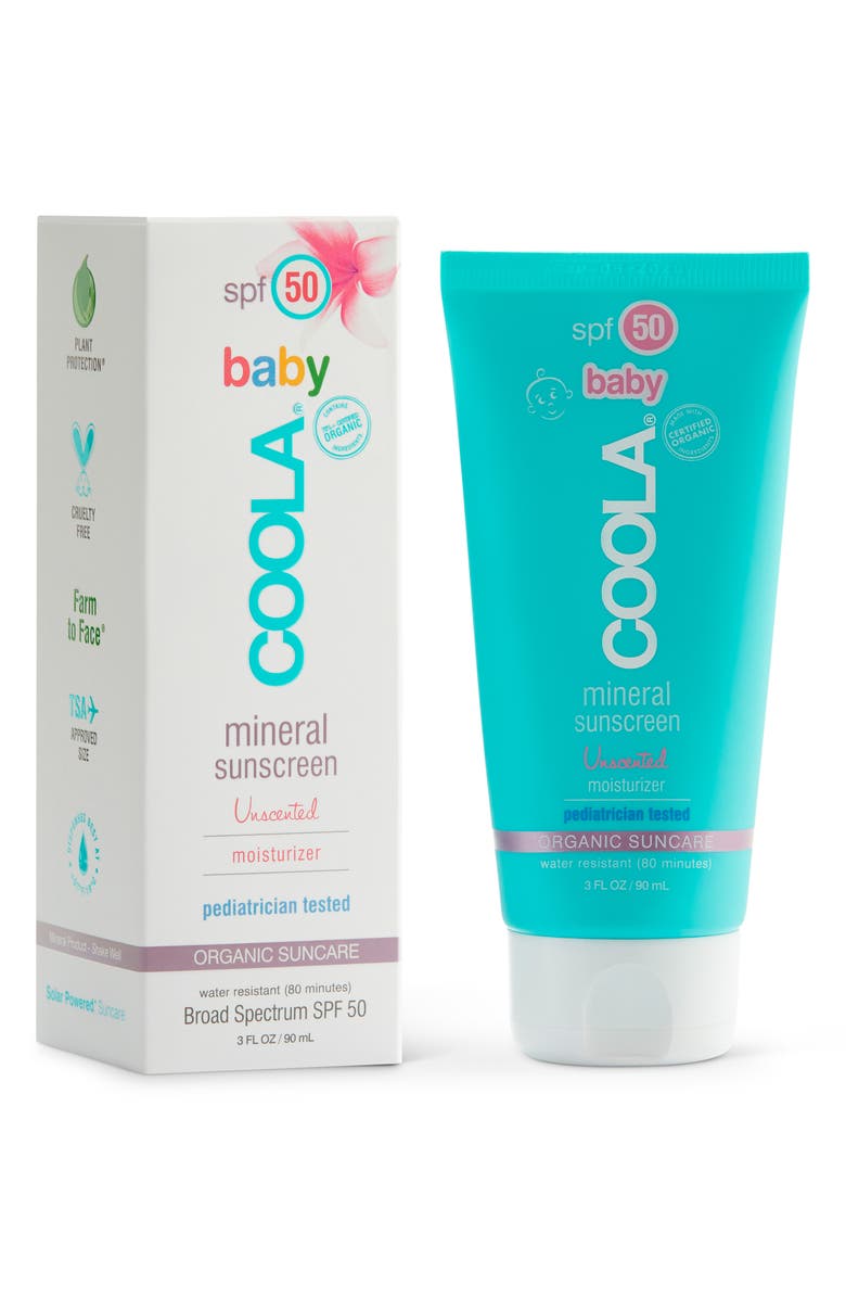 COOLA<sup>®</sup> Suncare Unscented Baby Mineral Moisturizer SPF 50 Sunscreen, Alternate, color, 