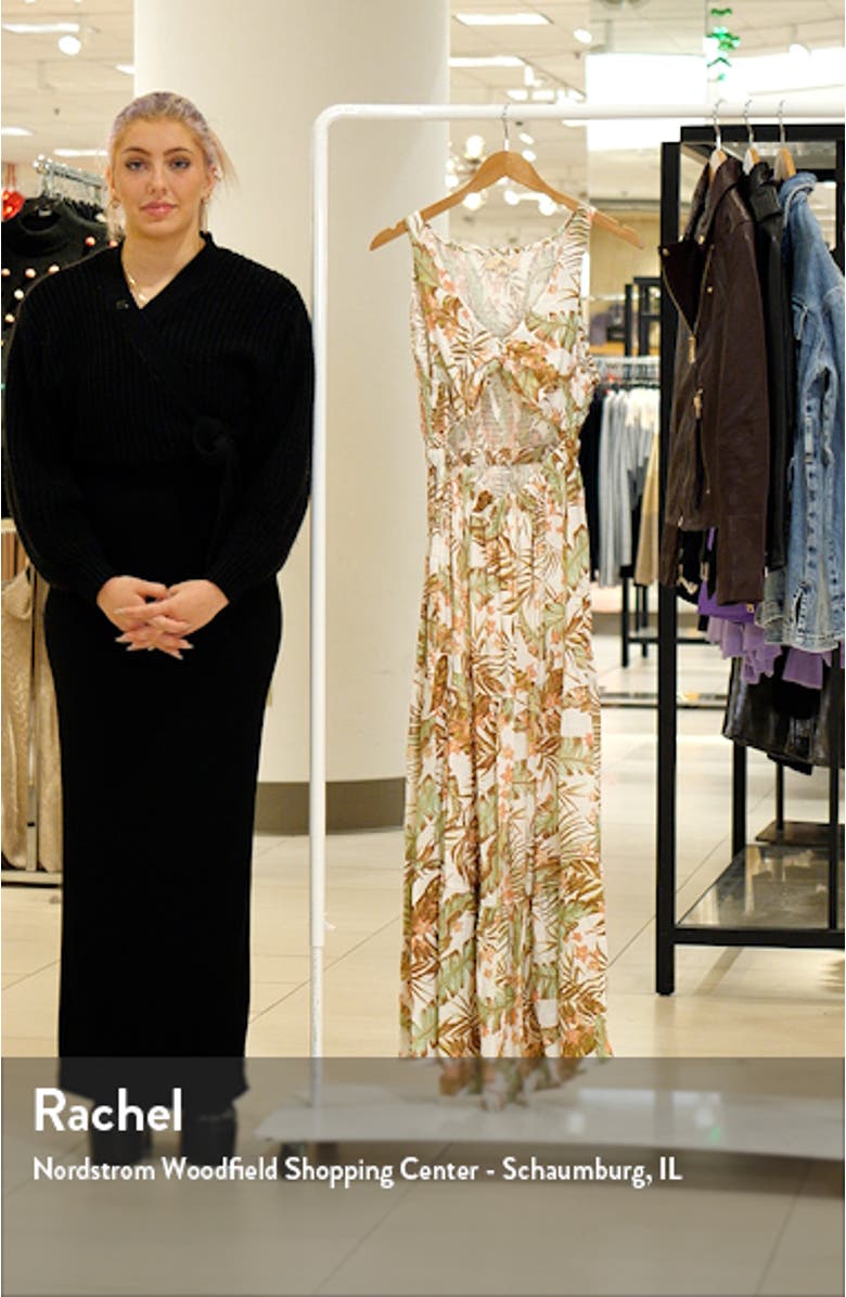 La Quinta Floral Smocked Maxi Dress, sales video thumbnail