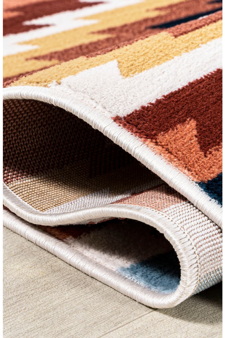 Konya Diamond Kilim Geometric Area Rug, Alternate, color, Yellow/Red/Blue