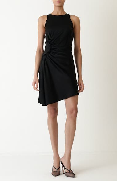 24AW new/Victoria Beckham ギャザーウエストミニドレス Dress Victoria Beckham Gathered Side Sleeveless Minidress