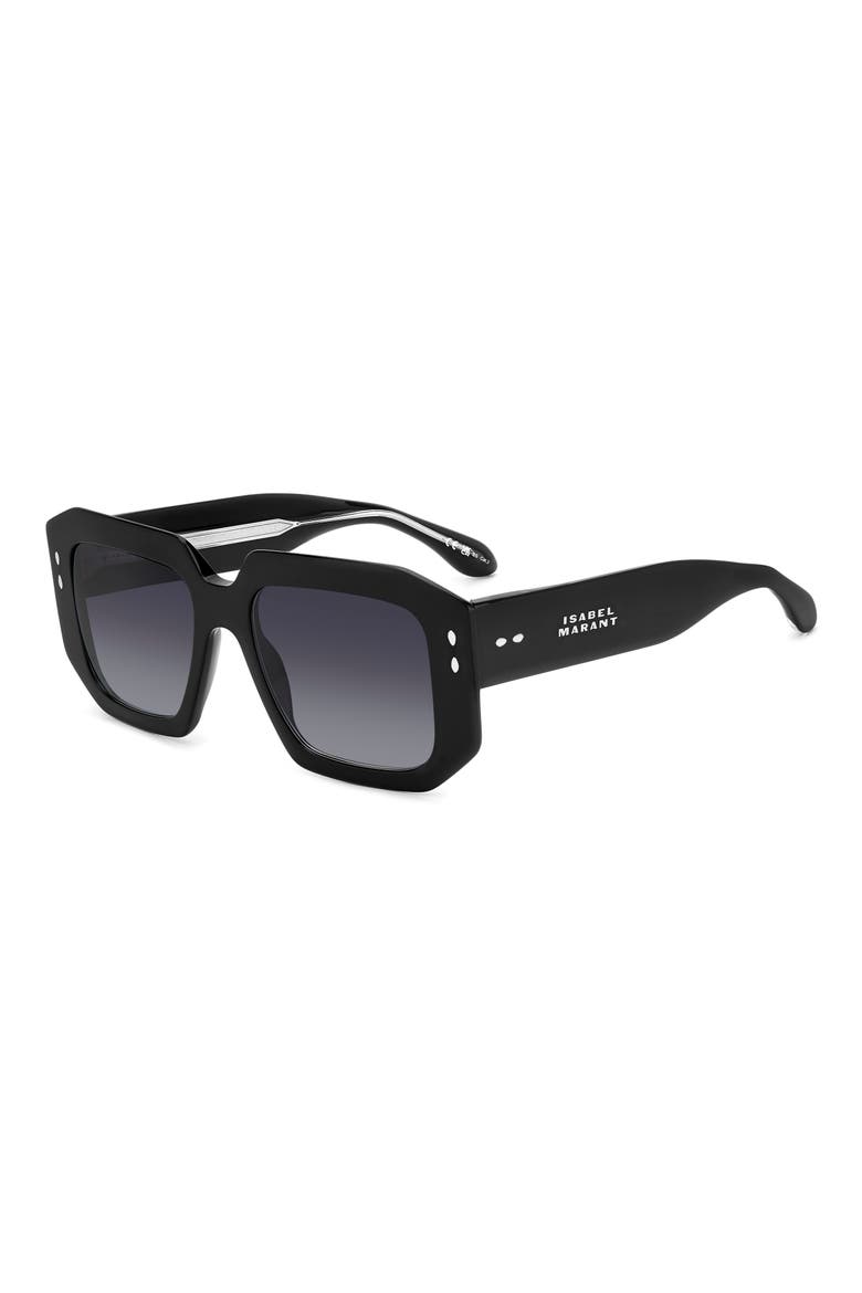 53mm Gradient Square Sunglasses, Alternate, color, 0807-9O