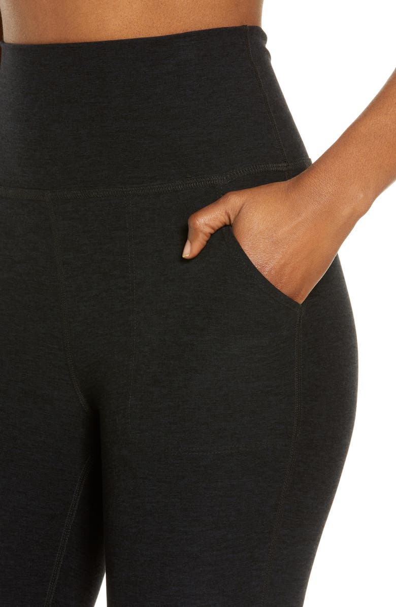 Beyond Yoga Space Dye High Waist All Day Flare Leggings, Alternate, color, 