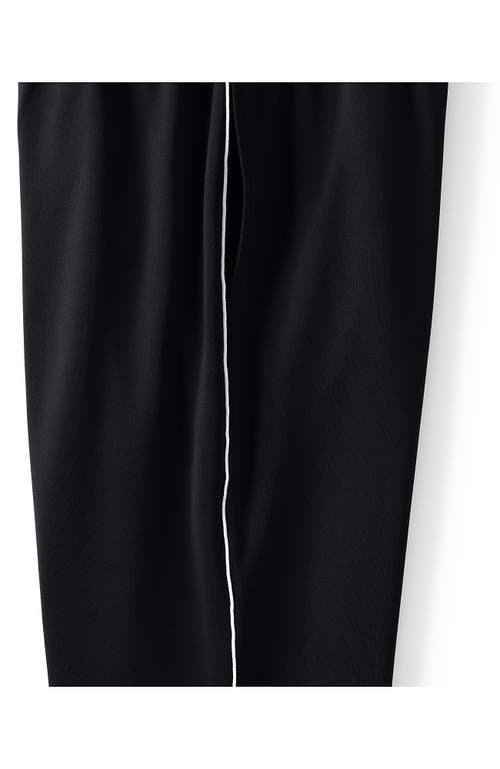 Lands' End School Uniform Active Performance Track Pants In Black