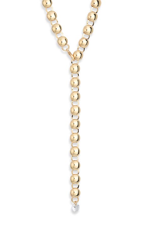 Cubic Zirconia Y-Necklace