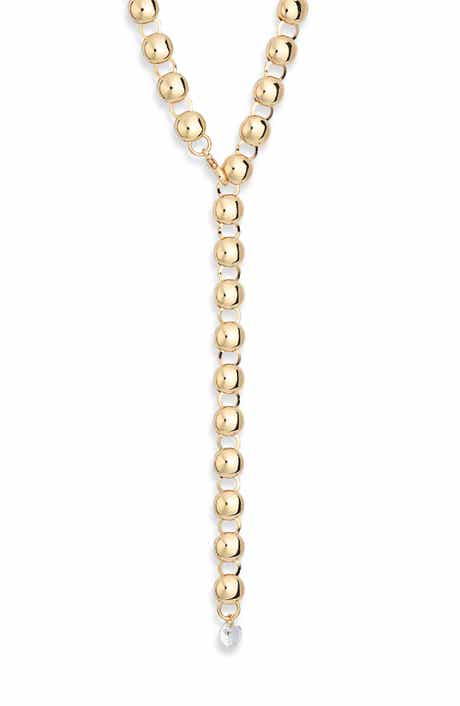 Cubic Zirconia Y-Necklace