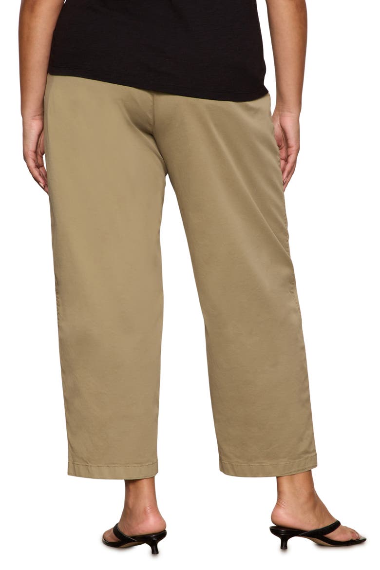 Cruiser Stretch Cotton Crop Pants, Alternate, color, COVERT GREEN