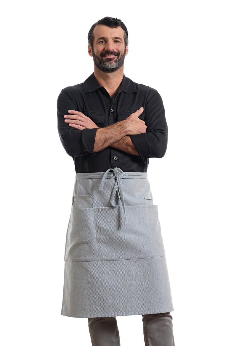 Bistro Apron with Pockets - Heavy Twill, Main, color, Blue