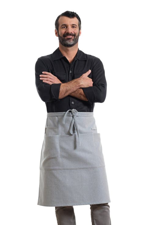 Bistro Apron with Pockets - Heavy Twill