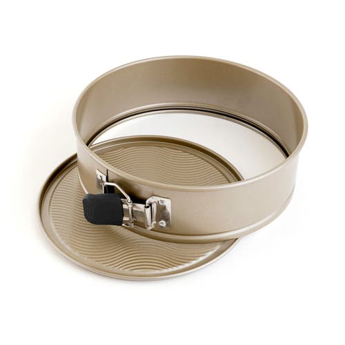 Cuisipro Nonstick Springform Pan With Wave Pattern, Champagne In Neutral