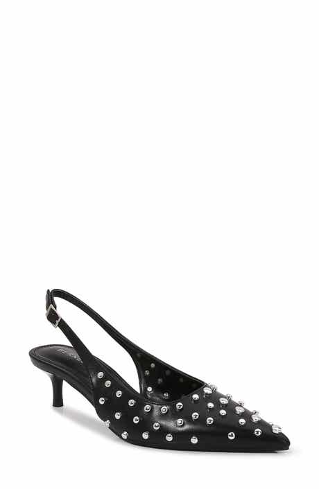 BERNESS Carlina Kitten Heel Slingback Pump
