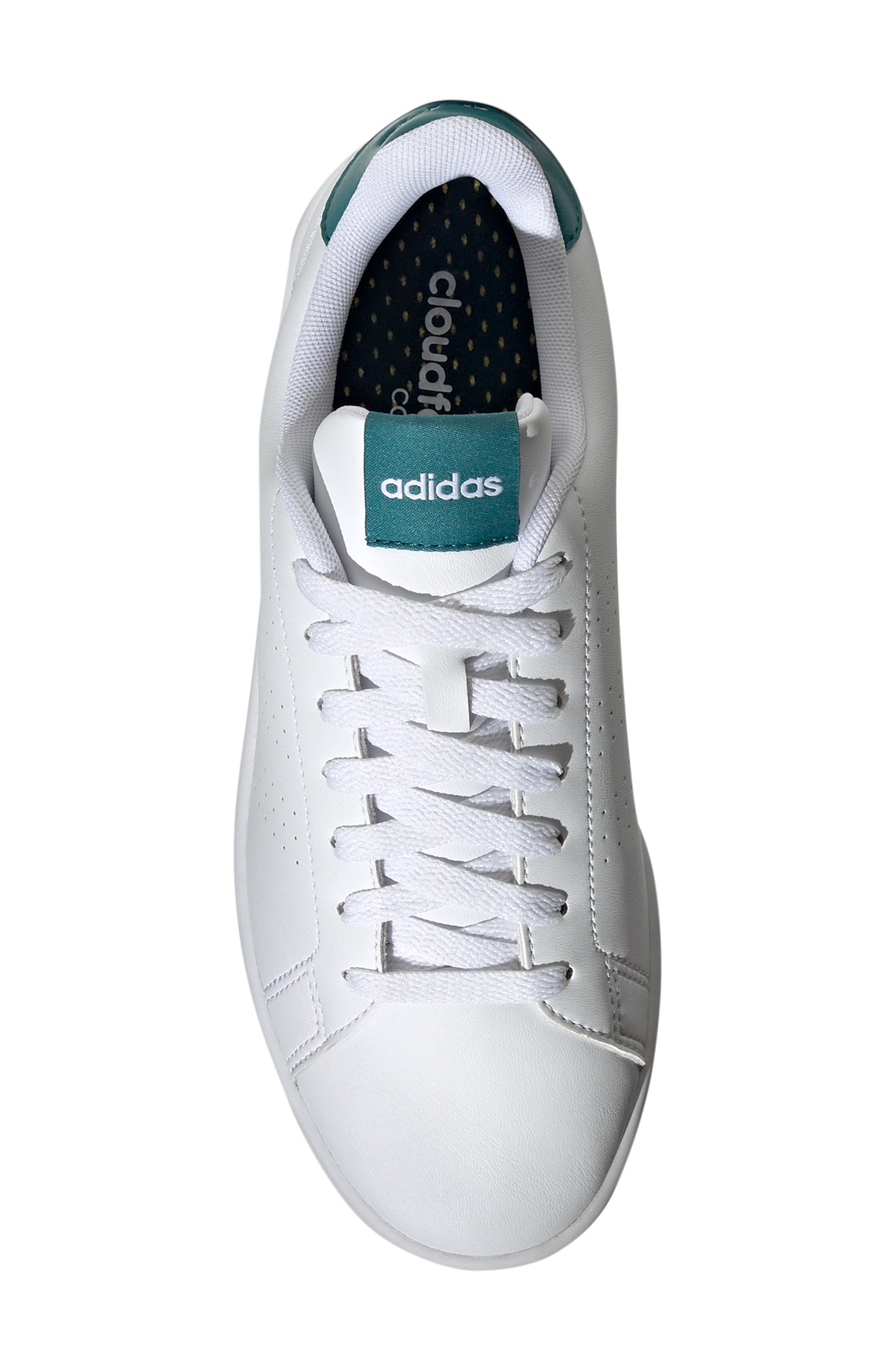 adidas Advance Tennis Sneaker, Alternate, color, White/ White/ Arctic Fusion