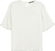 KOBI HALPERIN Leo Sequin Stretch Silk Top