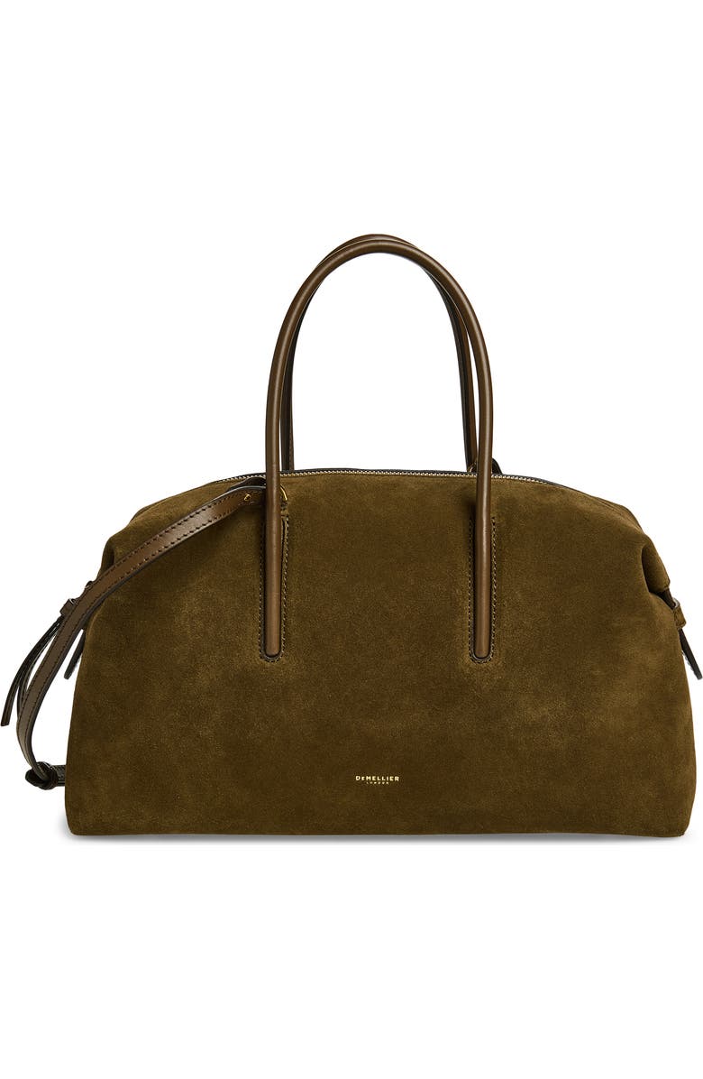 DeMellier The Midi Stockholm Suede Top Handle Bag, Main, color,