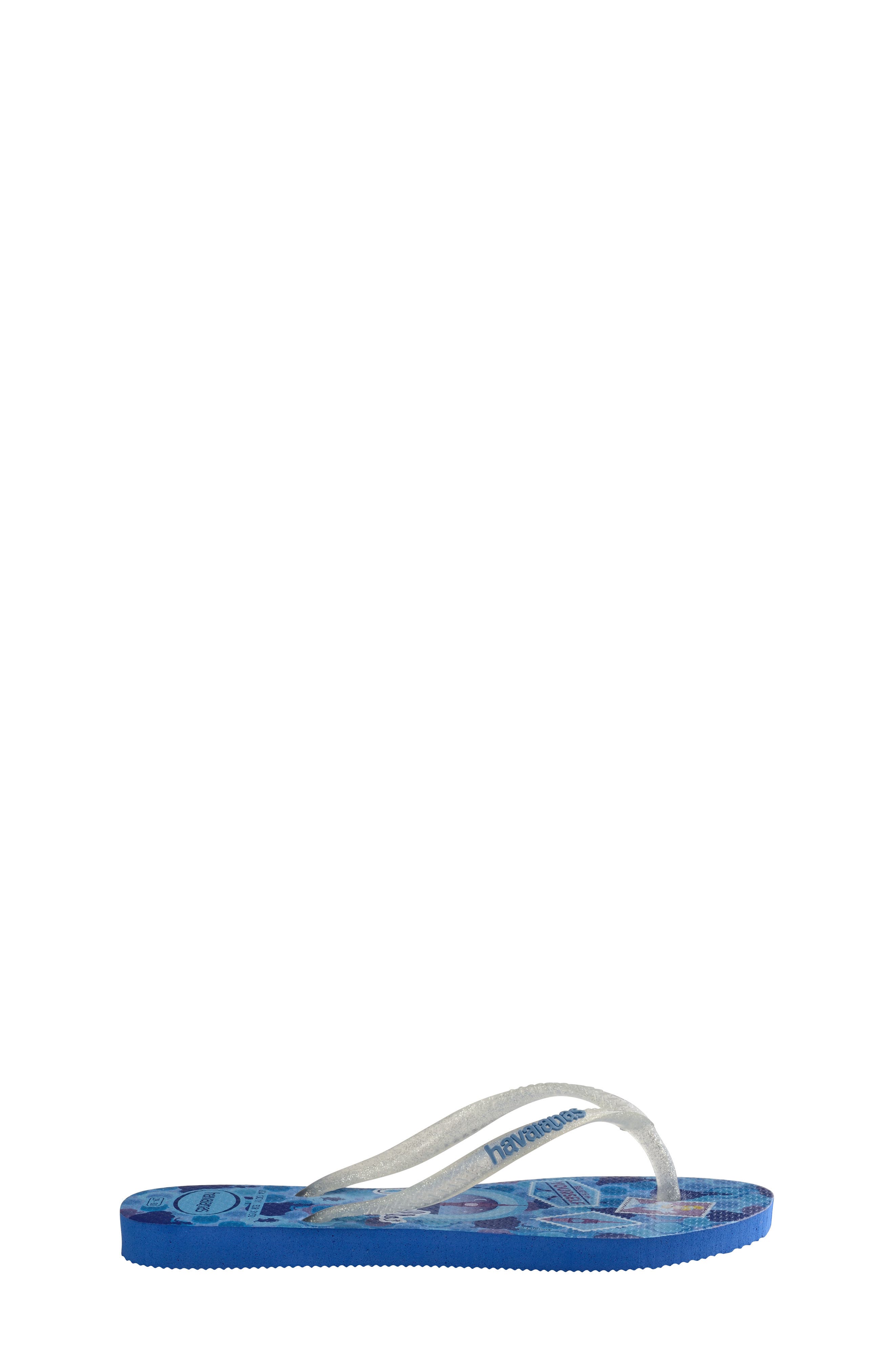 Disney Princess Flip Flop, Alternate, color, BLUE STAR