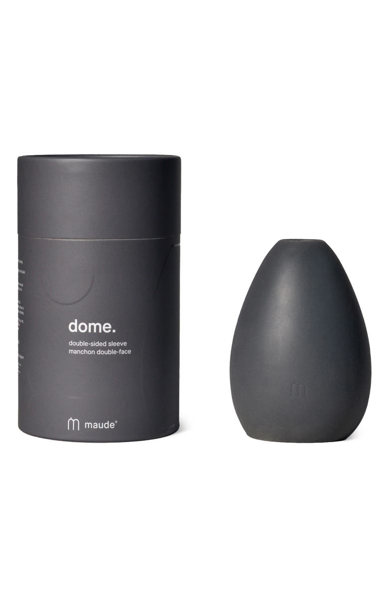 maude Dome Double-Sided Sleeve, Alternate, color, Charcoal