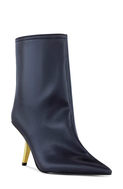 Azalea Wang Quinney Pointed Toe Bootie In Blue