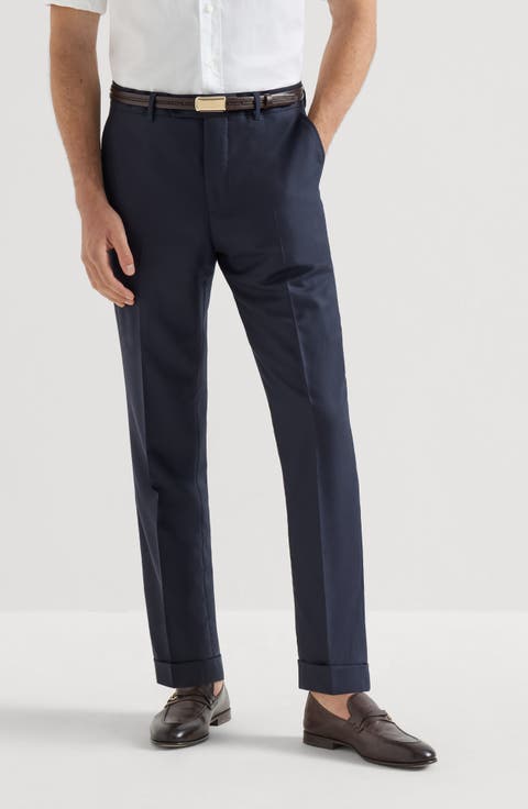Lightweight cashmere trousers