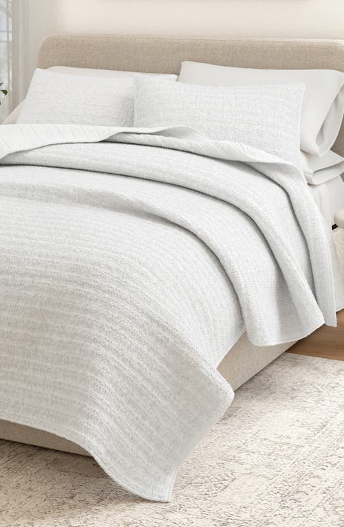 Woven & Weft Waffle Weave 3-piece Quilt Set In White