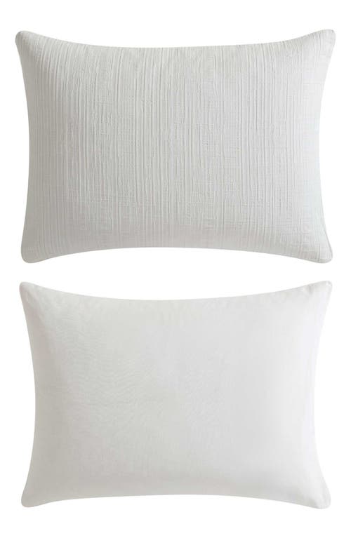 Vera Wang Bark Texture Jacquard Comforter Set In White