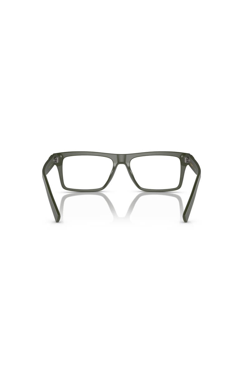 Dolce&Gabbana 52mm Rectangle optical glasses, Alternate, color, Green