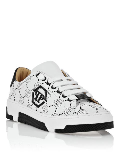 Low Top Leather Skeakers Matte Monogram Unisex