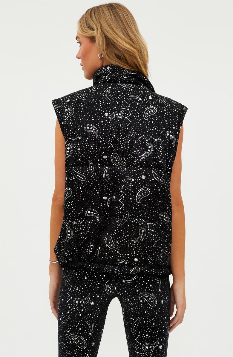 Beach Riot Kris Convertible Shooting Stars Puffer Jacket, Alternate, color, Shooting Stars