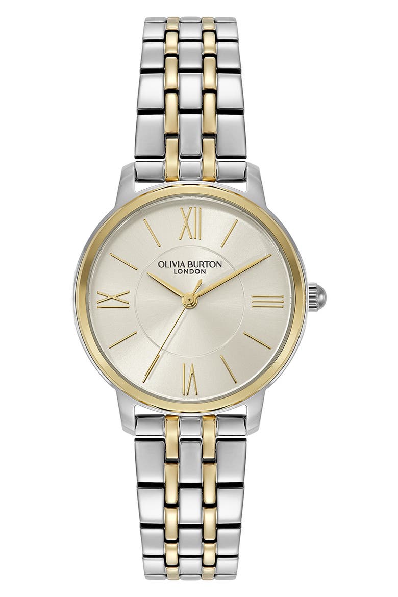 Westbourne Two-Tone Bracelet Watch, 30mm, Main, color, SILVER & GOLD