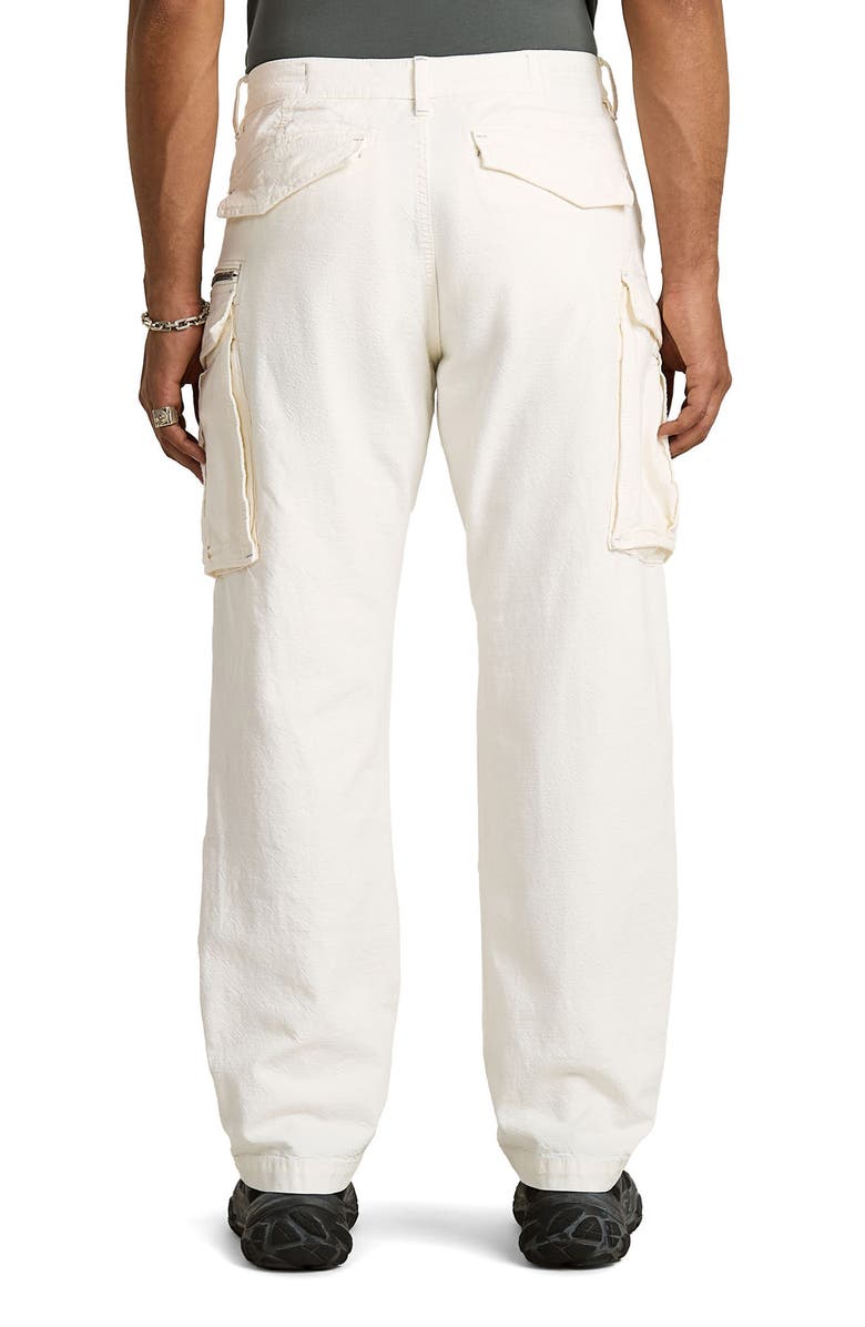 G-STAR Rovic Zip 3D Loose Cargo Pants, Alternate, color, Ecru Mom Washes