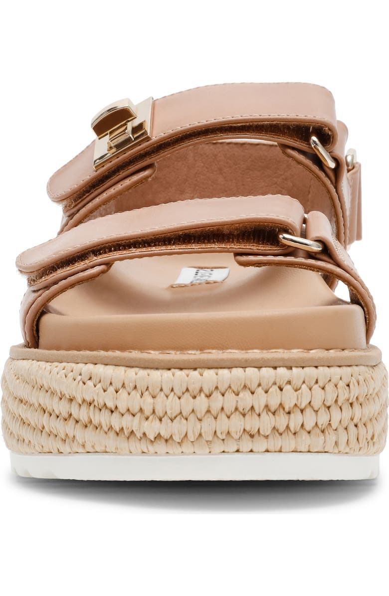 Steve Madden Bigmona Raffia Platform Sandal, Alternate, color, Natural